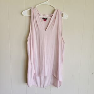 Vince Camuto Light Pink V-Neck Tank Top